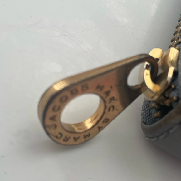 Marc By Marc Jacobs Blue Marc Leather Wallet - Picture 8 of 12